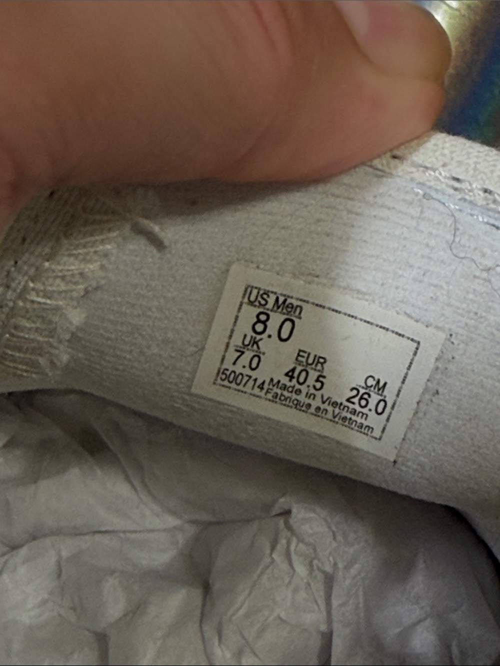 🌈VANS Slip-On Pro - Silver Rainbow 9.5W🌈 - Picture 5 of 7